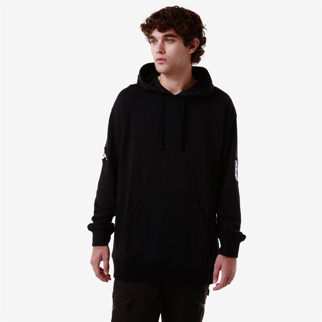 Sweat à capuche polaire bleu unisexe coupe classique pour le snowboard main