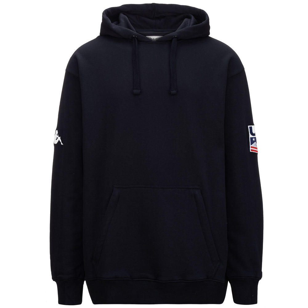 Sweat à capuche polaire bleu unisexe coupe classique pour le snowboard 02