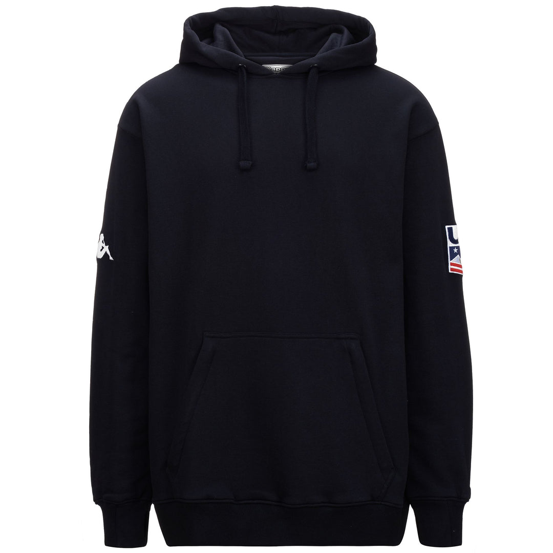 Sweat à capuche polaire bleu unisexe coupe classique pour le snowboard main