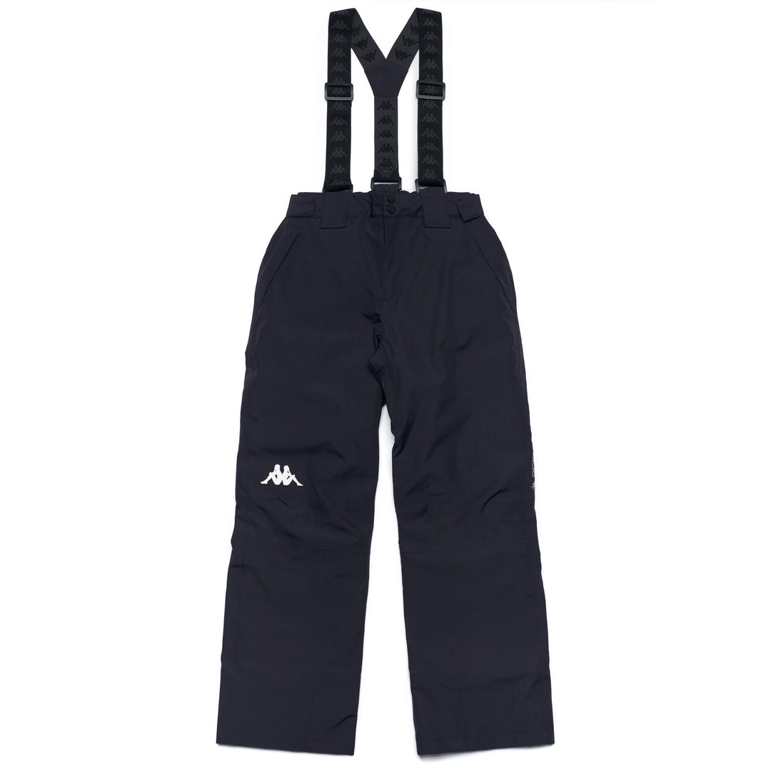 Blue unisex padded sports trousers for kids with water protection 01