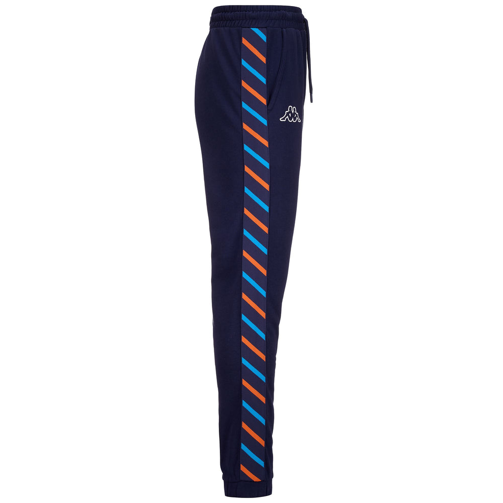 Pantaloni Sportivi da Allenamento Uomo Blu Marino con Vita Regolabile 02