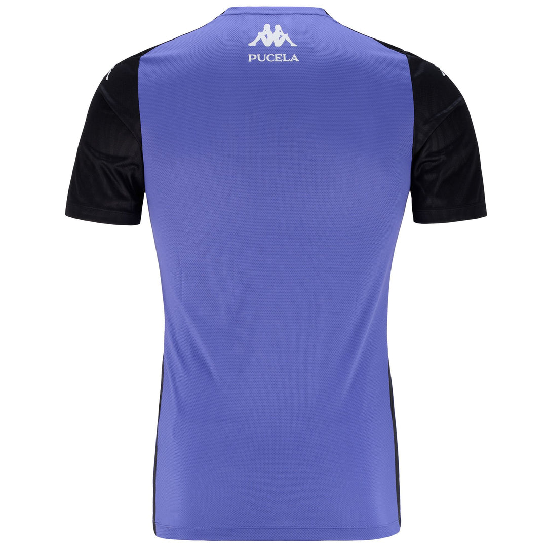 Maillot d'entraînement de football Real Valladolid pour homme, violet, coupe ajustée, en tissu recyclé main
