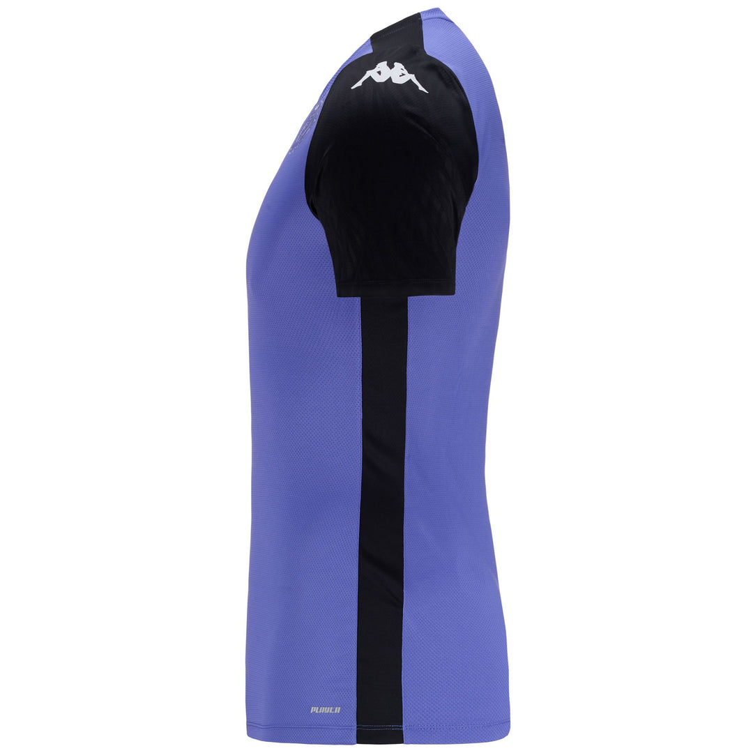 Maillot d'entraînement de football Real Valladolid pour homme, violet, coupe ajustée, en tissu recyclé main