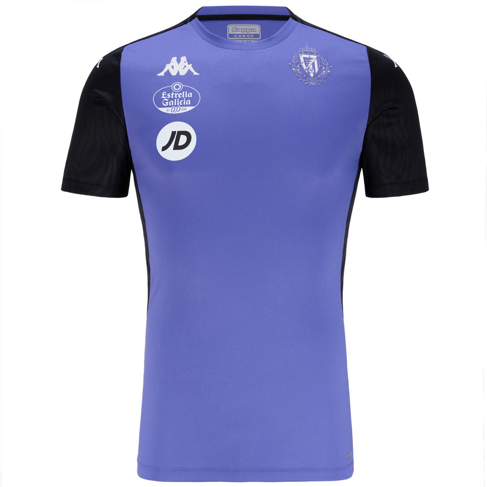 Real Valladolid Men's Violet Football Training Shirt in Slim Fit 02