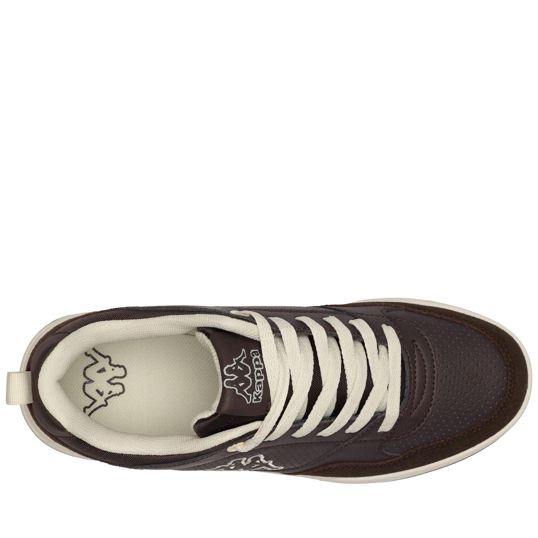 Zapatillas bajas marrones para hombre con logotipo main