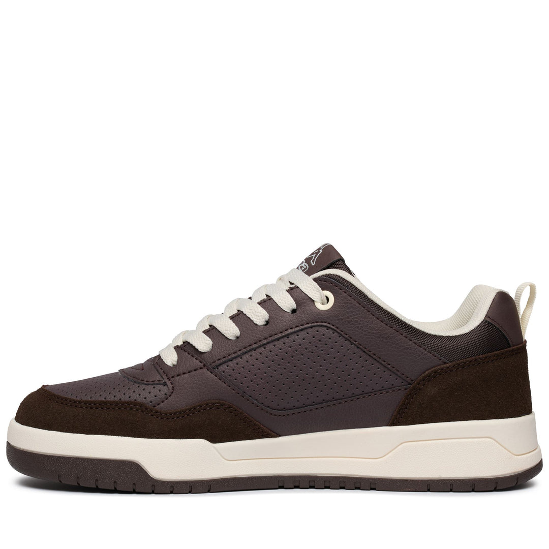 Zapatillas bajas marrones para hombre con logotipo main