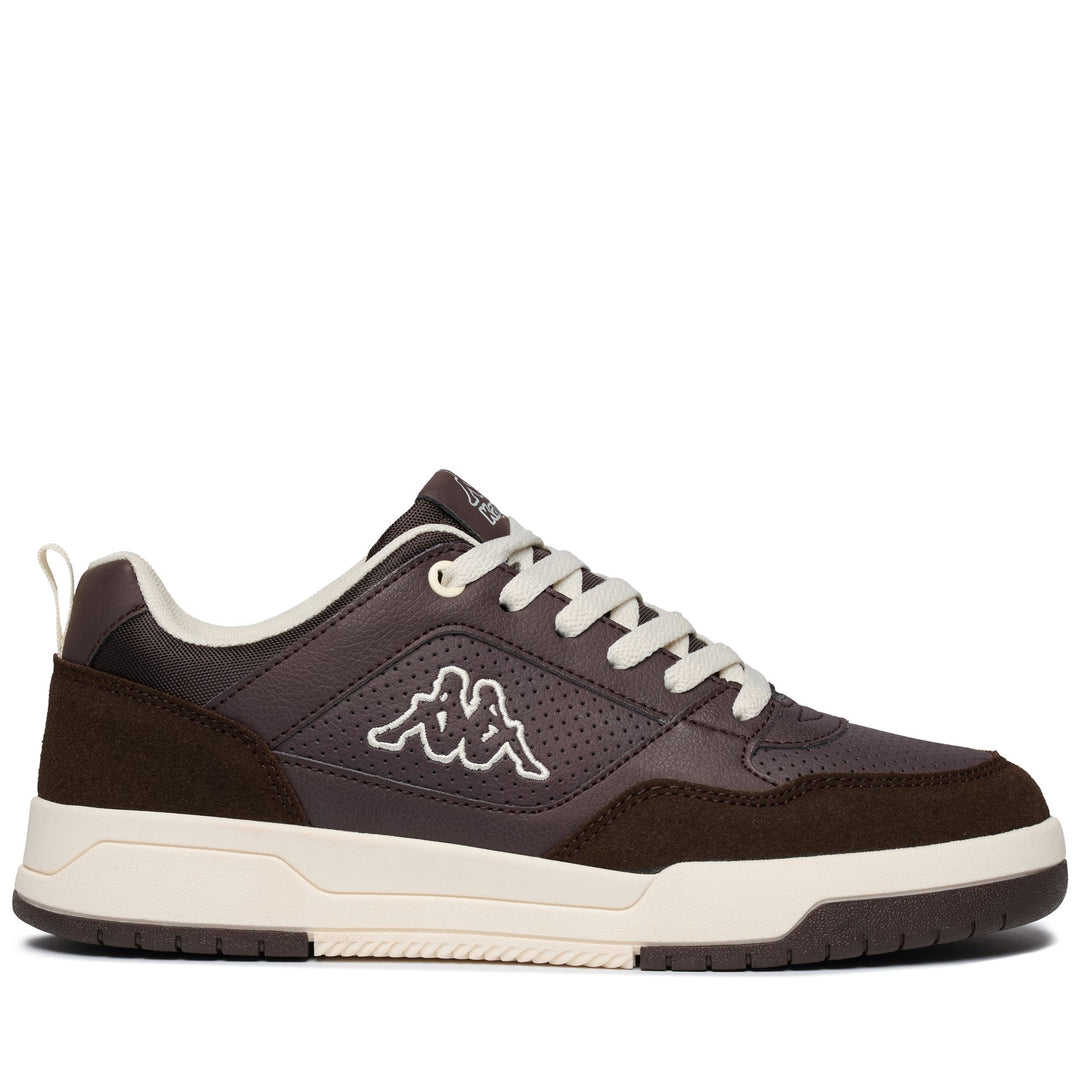 Zapatillas bajas marrones para hombre con logotipo main