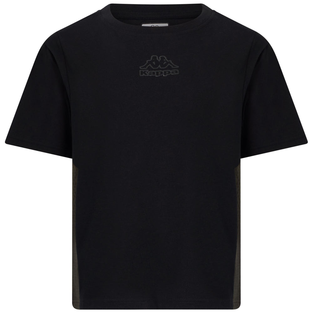 T-Shirt Jersey Sportiva Donna Nera con Inserti in Mesh 02