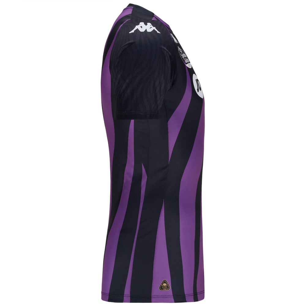 Black Men's Real Valladolid Football Pre-Match Shirt in Slim Fit 02