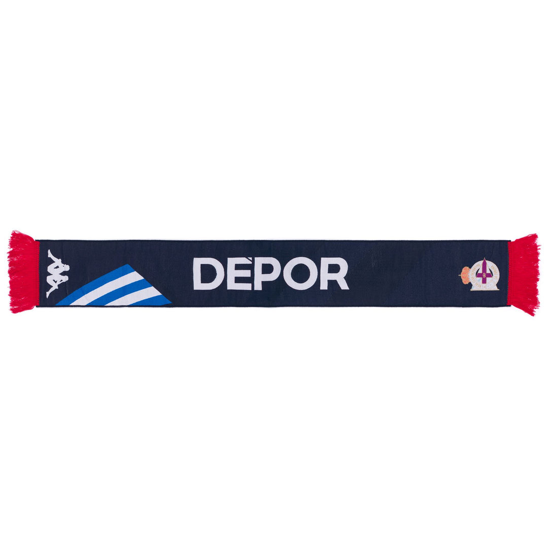 Bufanda de Punto Unisex Azul para Fútbol Deportivo de La Coruña 01