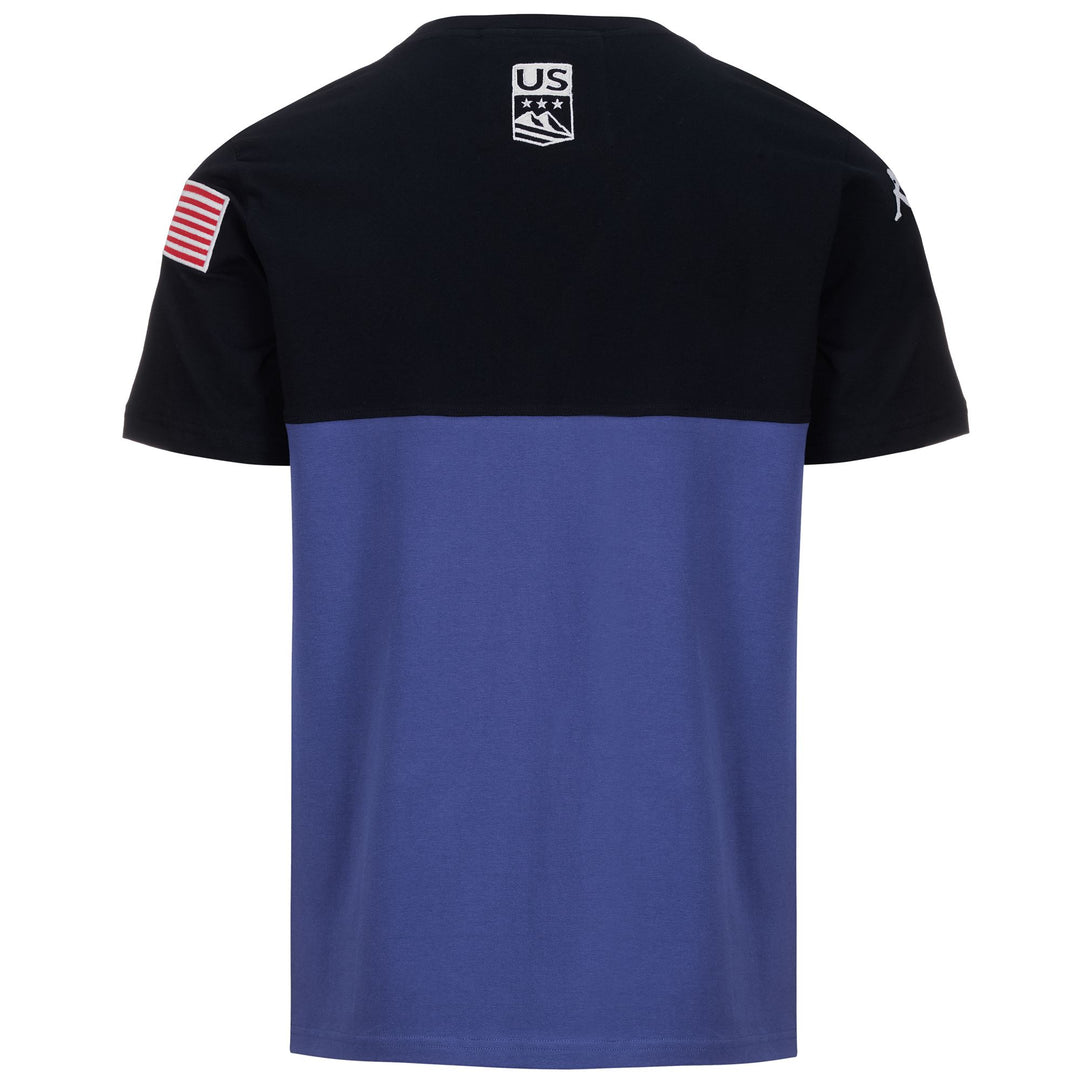 T-Shirt da Sci Unisex Blu Navy Slim Fit con Logo Ricamato main