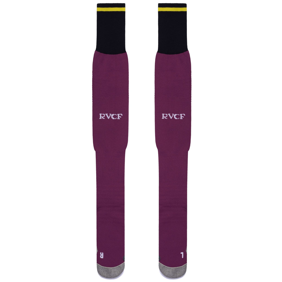 Calcetines deportivos rojos hasta la rodilla para hombre con amortiguación main