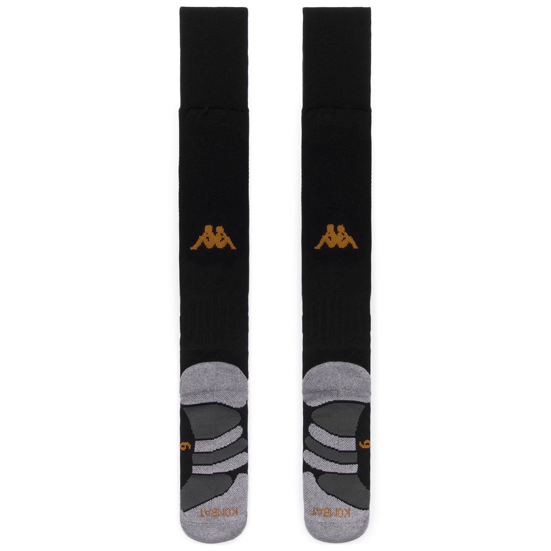 Calcetines de fútbol negros hasta la rodilla para hombre con amortiguación anatómica main