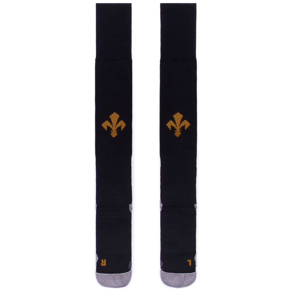 Black Men's Knee High Football Socks with Anatomical Cushioning 02