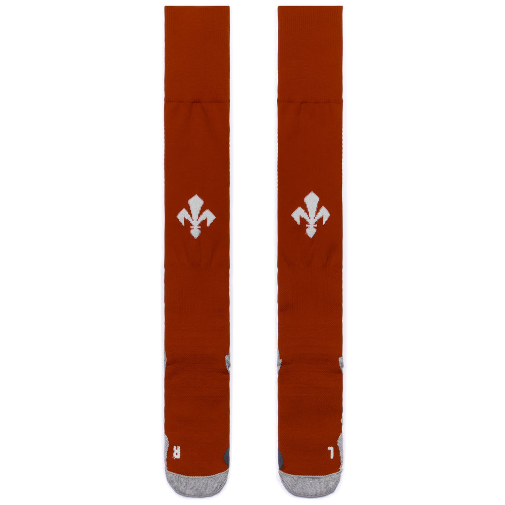 Red Men's Knee High Football Socks with Anatomical Cushioning 02