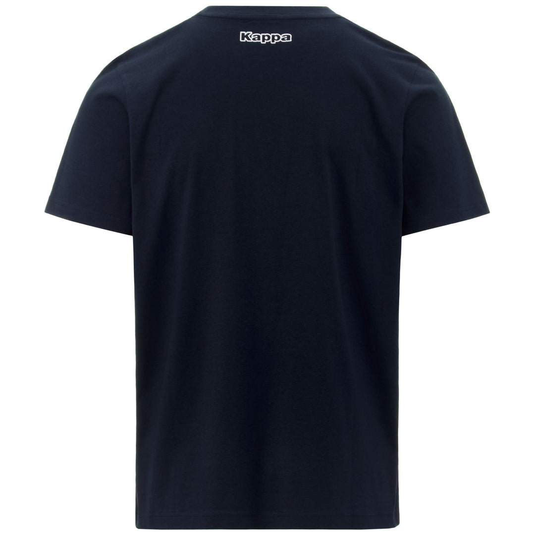 T-ShirtsTop Man LOGO GURIO T-Shirt BLUE NAVY Dressed Side (jpg Rgb)		