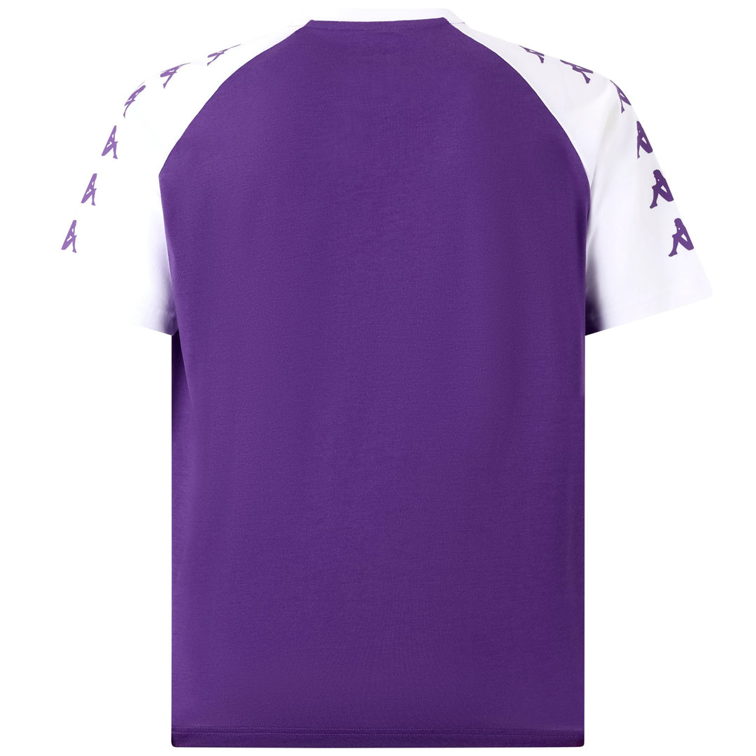 Camiseta de fútbol violeta para hombre con detalles en contraste main