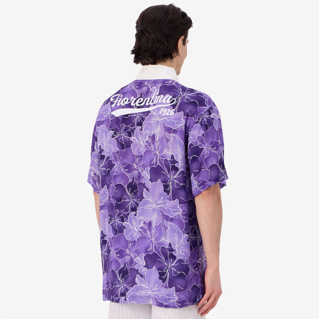 Maglia a maniche corte viola della Fiorentina da uomo con grafica sublimata main