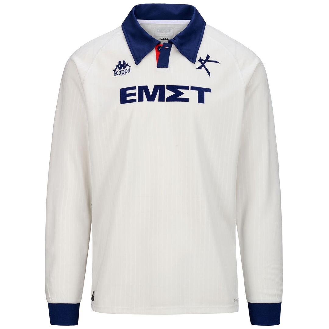 White Men's Active Jersey with Hydro-Way Protection 01