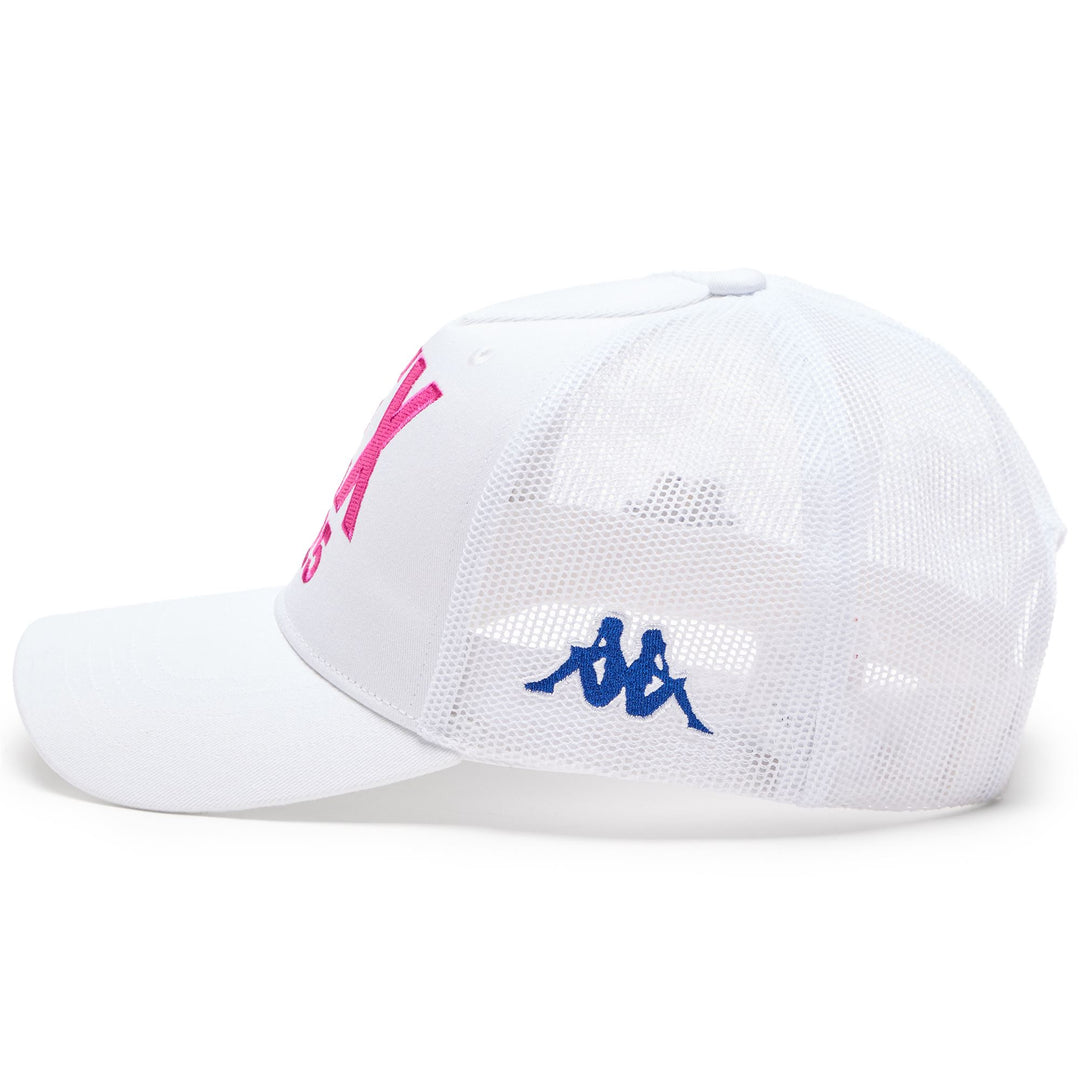 Berretto da sci unisex bianco in rete di poliestere main