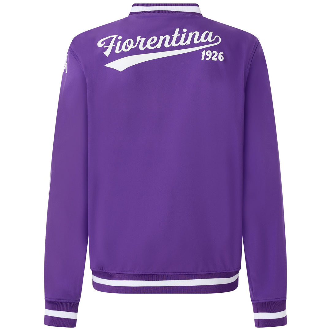 Chaqueta corta violeta para hombre con el logotipo del equipo main