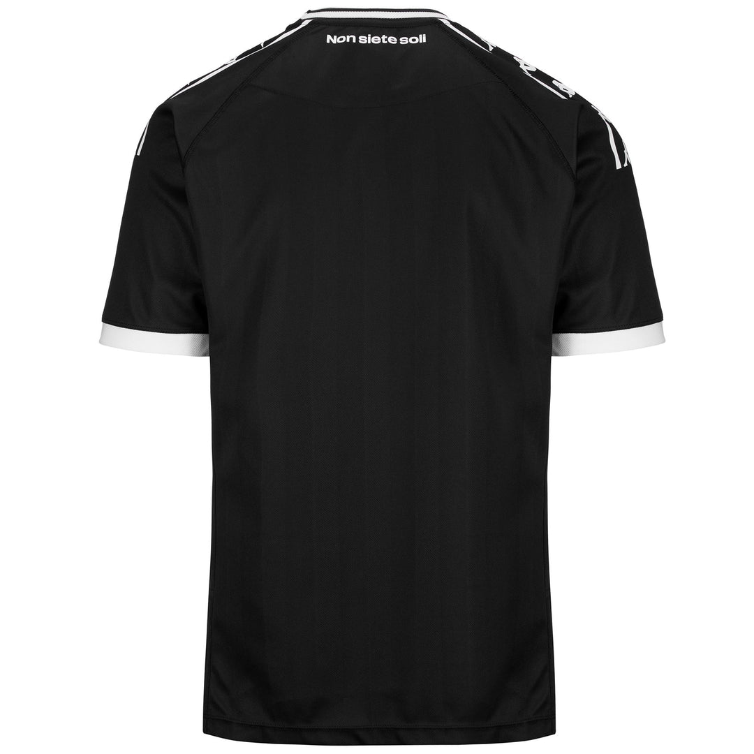 Black and White Men's Football Game Shirt with Hydro-Way Protection main