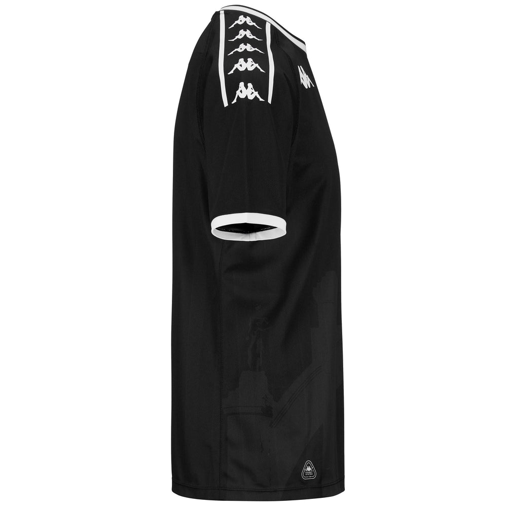 Maglietta da Calcio Uomo Bianco e Nero con Protezione Hydro-Way 02