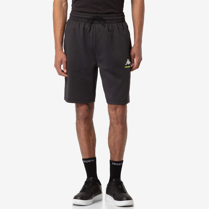Shorts Man ADOZIPPO VR46 Sport Shorts BLACK Detail (jpg Rgb)			