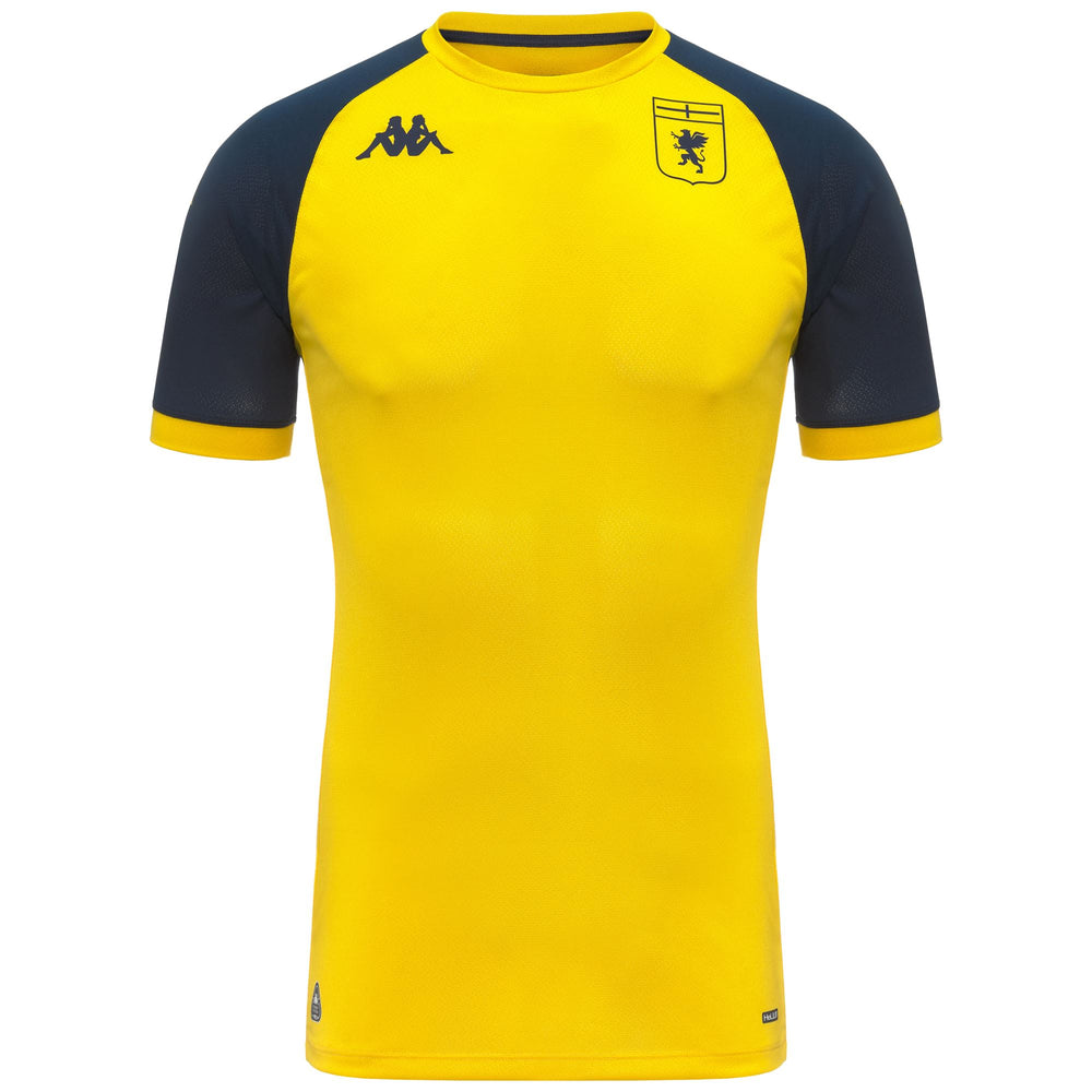 Yellow Men's Genoa Football Training Shirt 02