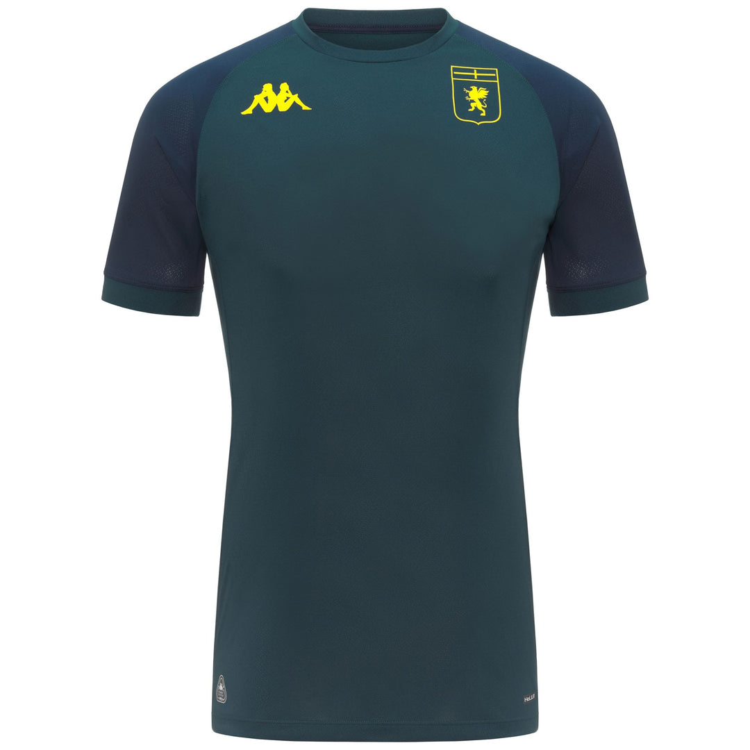 Petrol green Men's Active Training Shirt with Hydro-Way Protection main