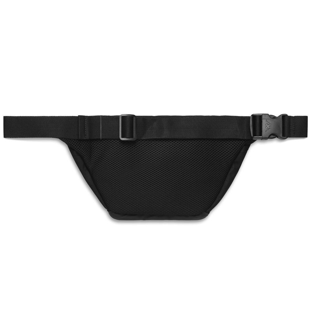 Borsa a tracolla unisex nera con schienale imbottito e tasche con cerniera 02