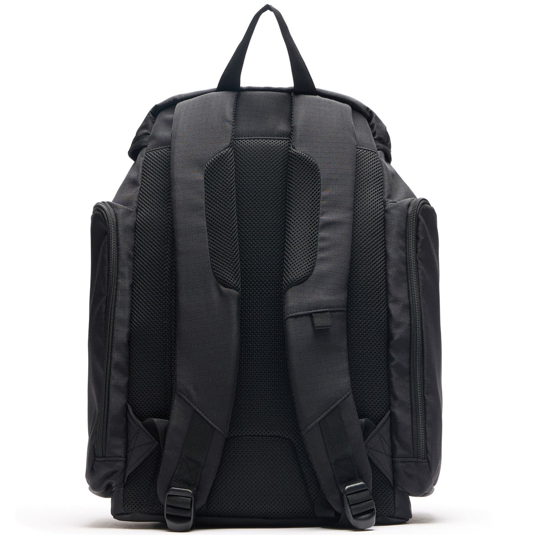 Black Unisex Woven Backpack main