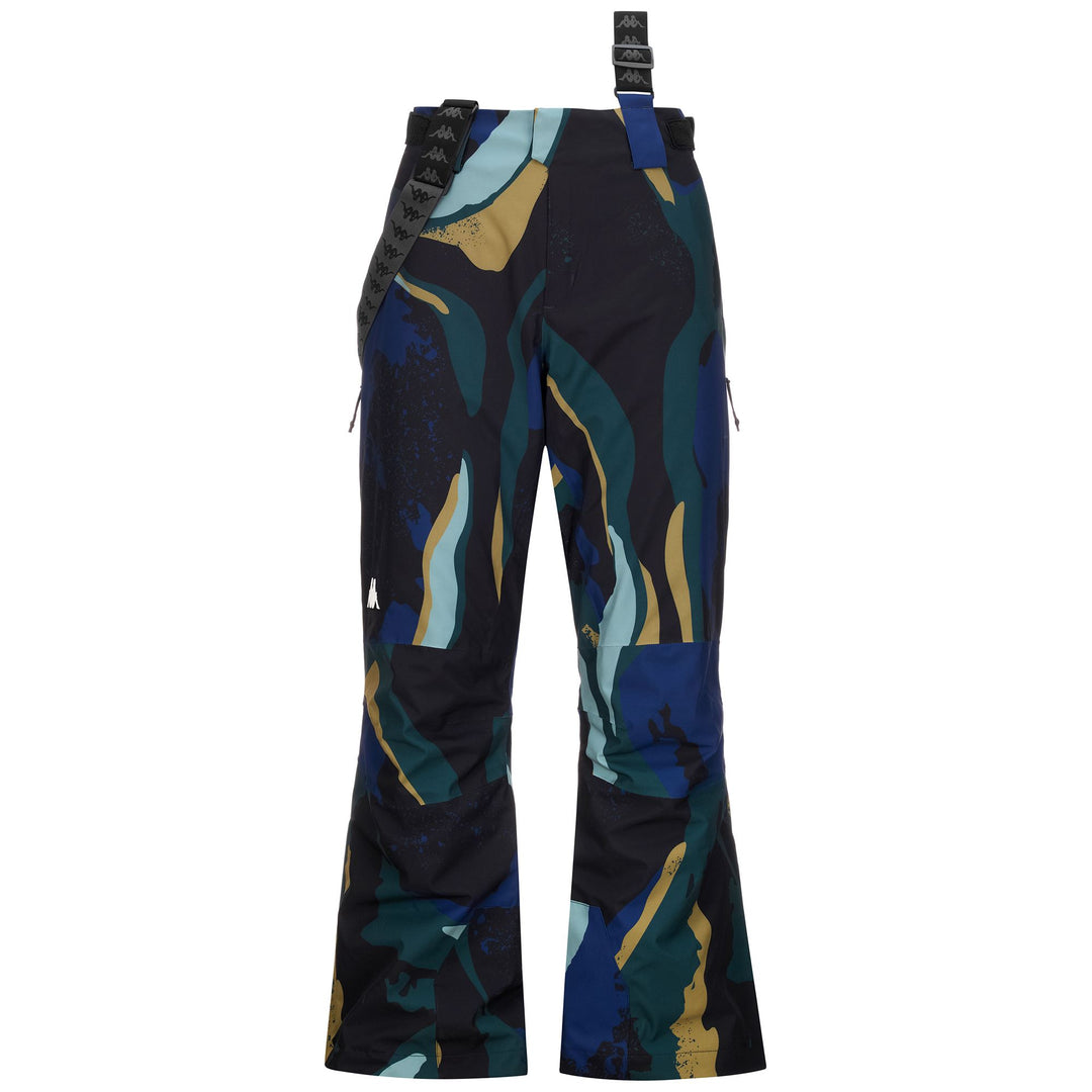 Men's Blue Regular Fit Padded Ski Trousers with Waterproof Protection 01