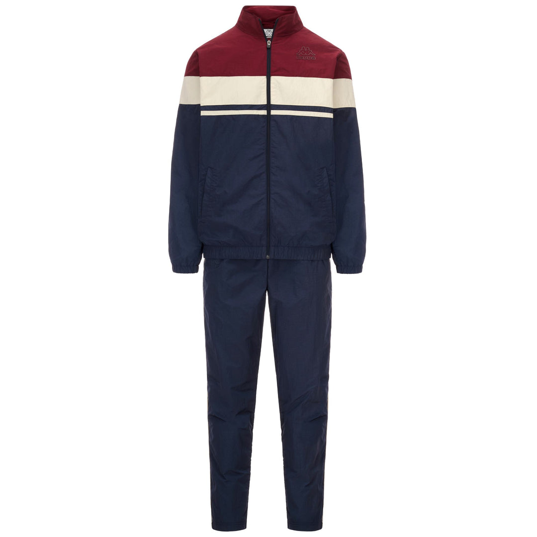 Chándal gris para hombre con ribete y cremallera completa 01