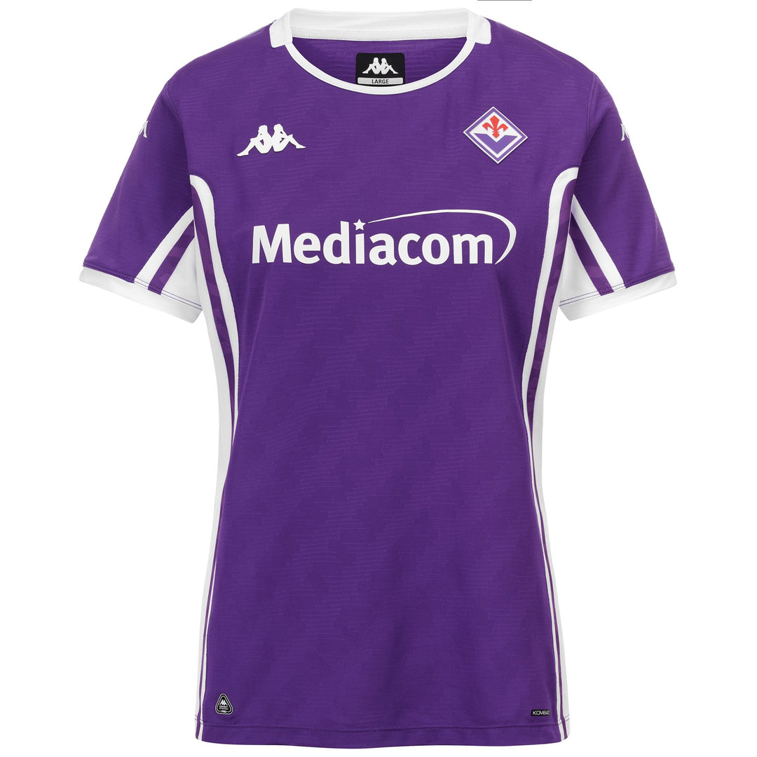 Violet Women's Slim Fit ACF Fiorentina Soccer Shirt 01