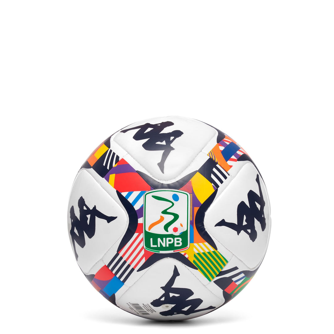 Miniball promozionale unisex bianca e blu con 14 pannelli 01