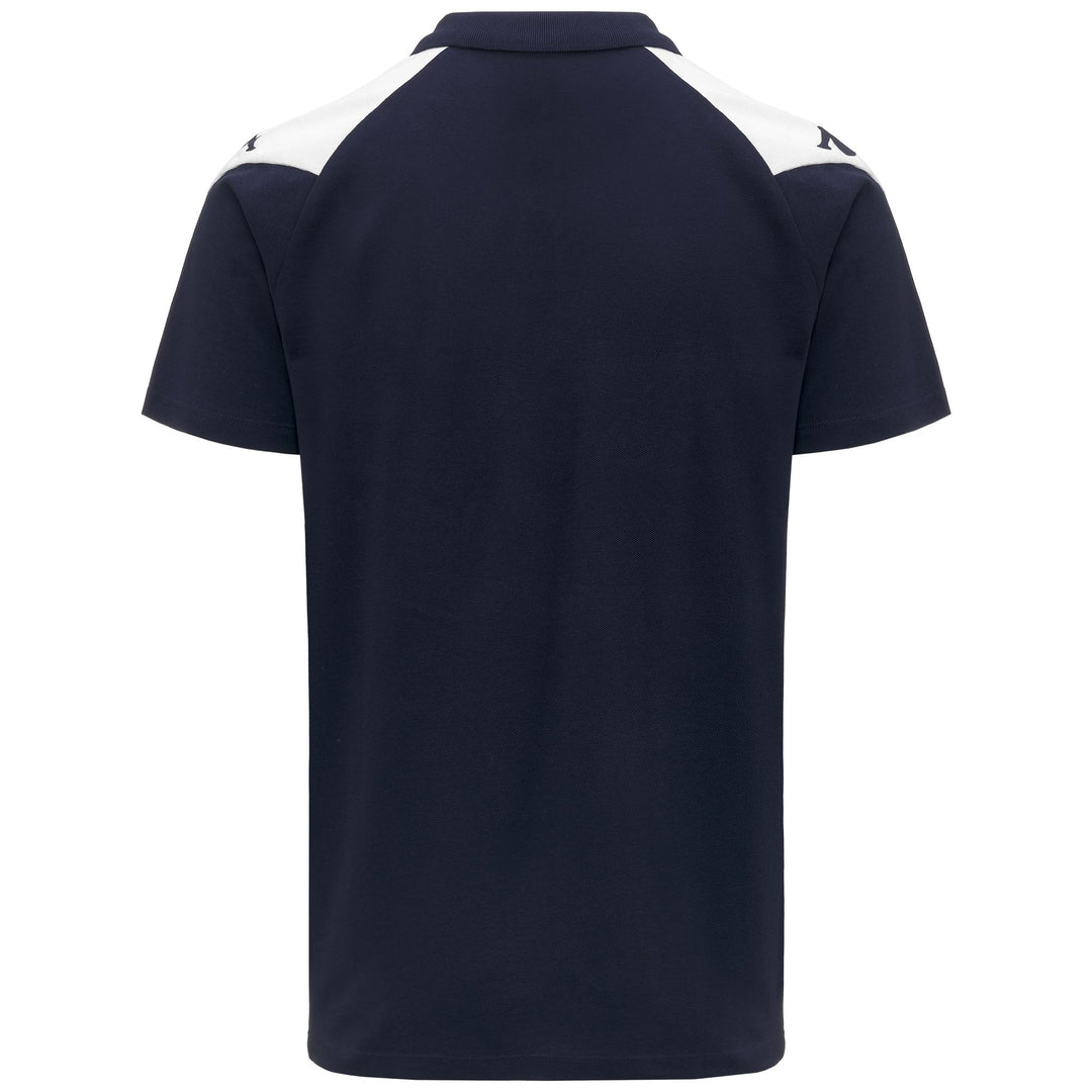 Polo azul de algodón Slim Fit para hombre de fútbol main