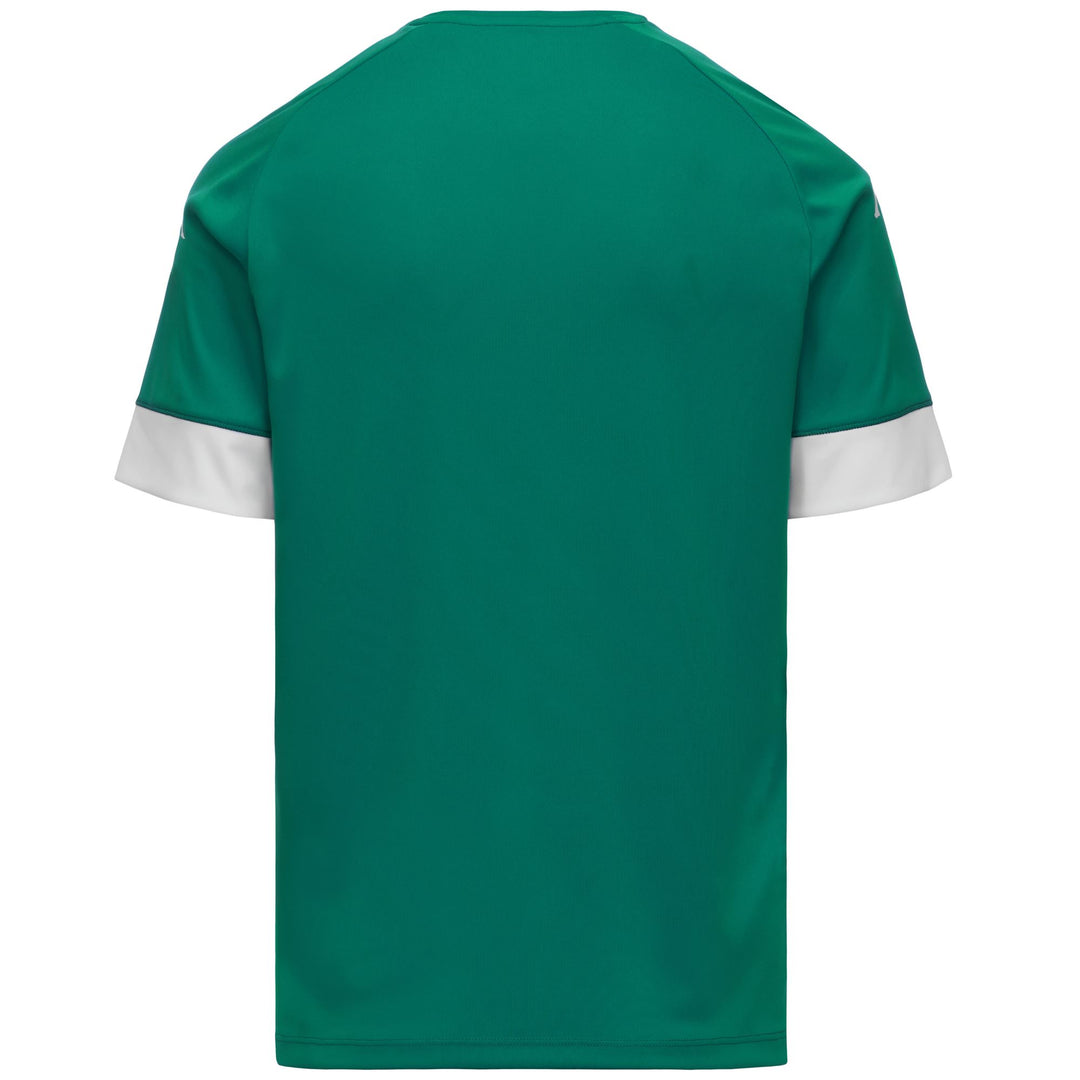 Green Men's Slim Fit Soccer Shirt in Interlock Fabric main