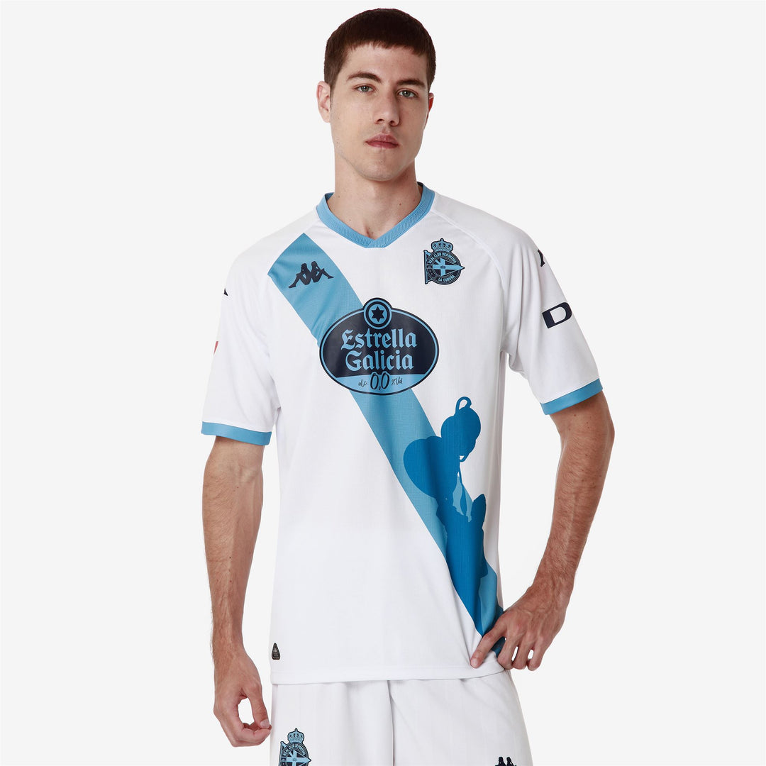 Grey Azure Men's Recycled Football Game Shirt with Hydro-Way Protection main