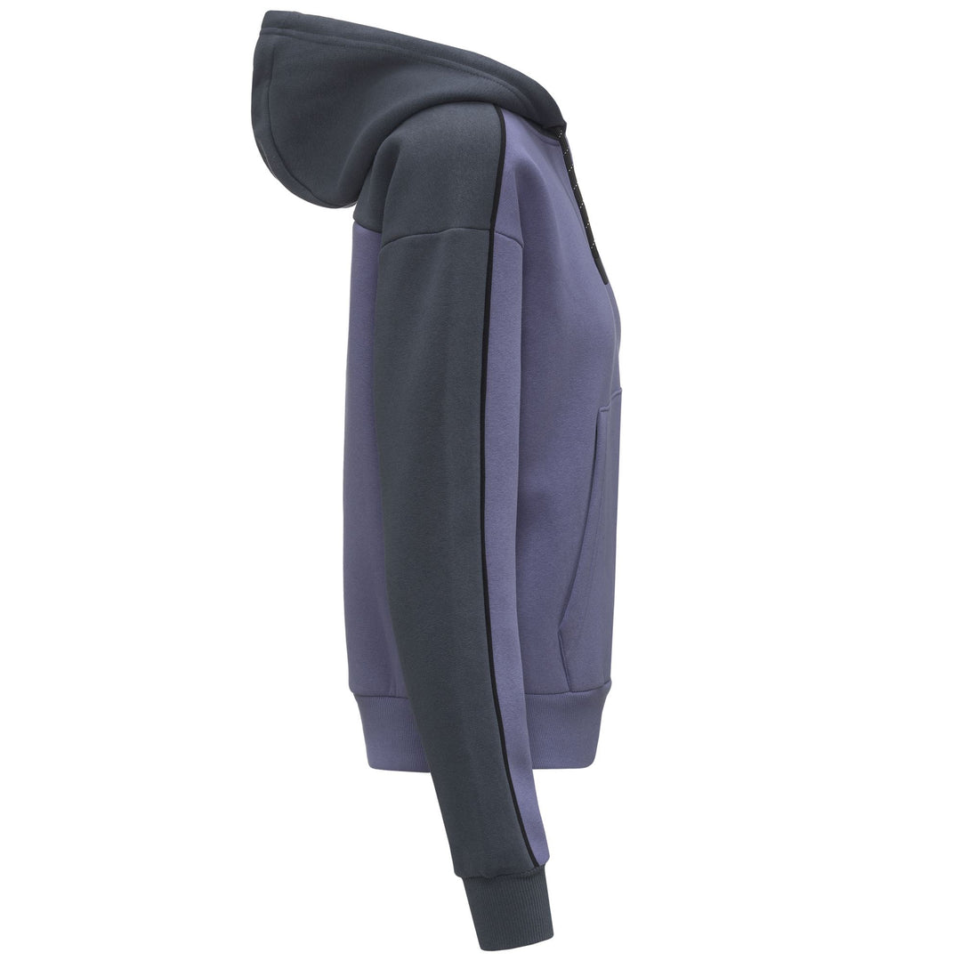 Violet Women's Fleece Logo Jacket with Contrast Details main