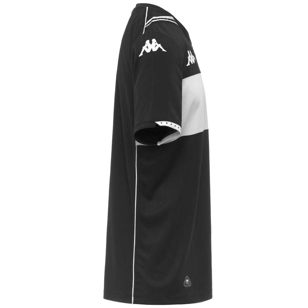 Black and White Men's Active Game Jersey with Hydro-Way Protection 02