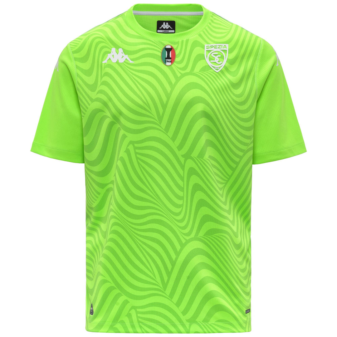 Neon green Men's Goalkeeper Active Jersey with Hydro-Way Protection 01