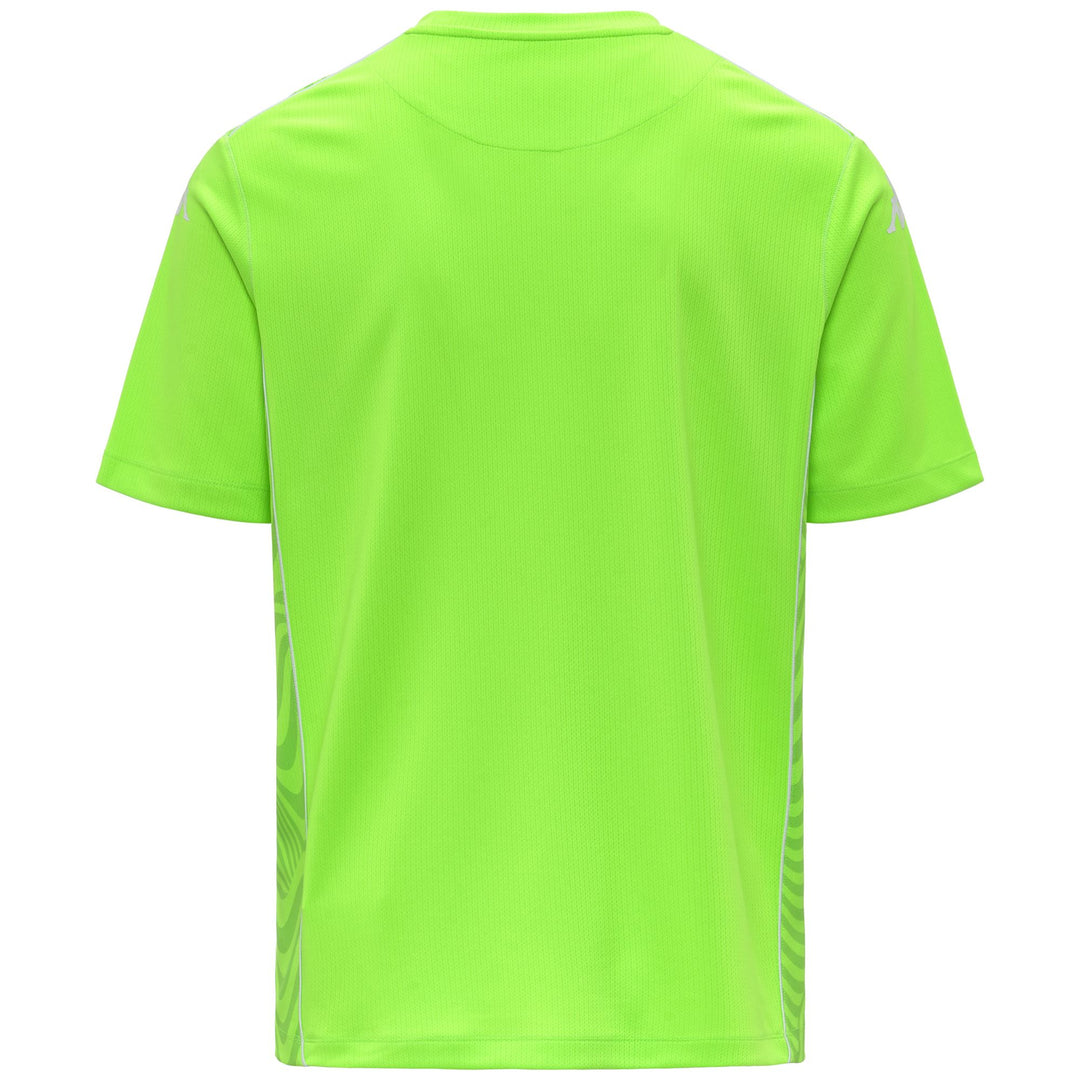 Camiseta deportiva de portero para hombre verde neón con protección Hydro-Way main