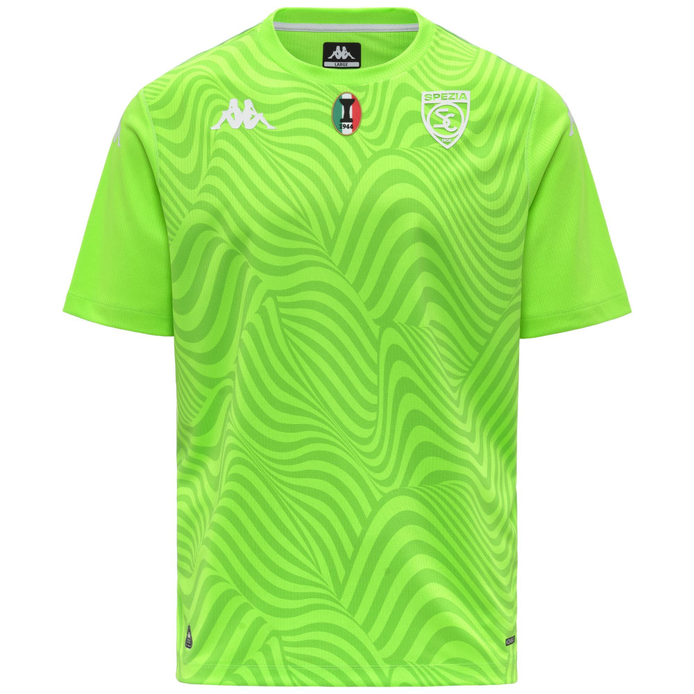 Neon green Men's Goalkeeper Active Jersey with Hydro-Way Protection 02