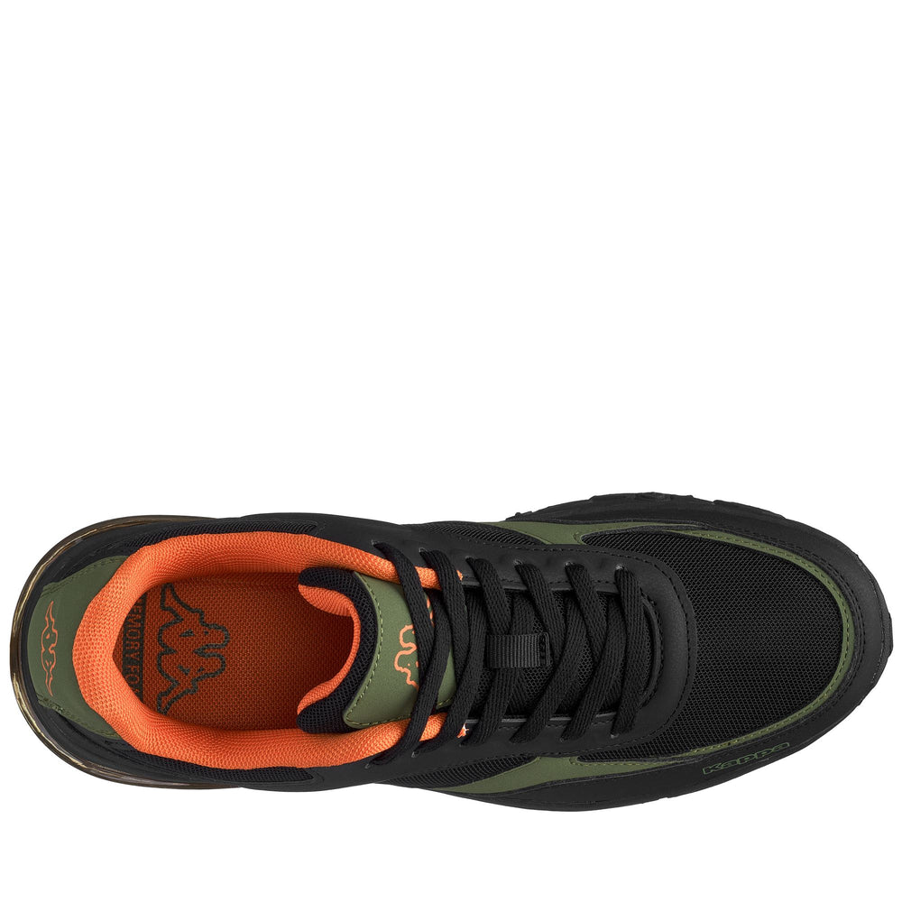 LOGO SAIGON - Sneakers - Low Cut - Unisex - BLACK-GREEN PARSLEY-ORANGE 02