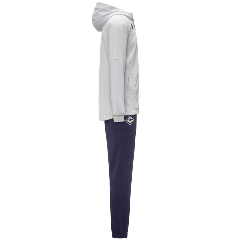 Survêtement de football ACF Fiorentina pour homme, coupe slim, en tissu recyclé gris 02