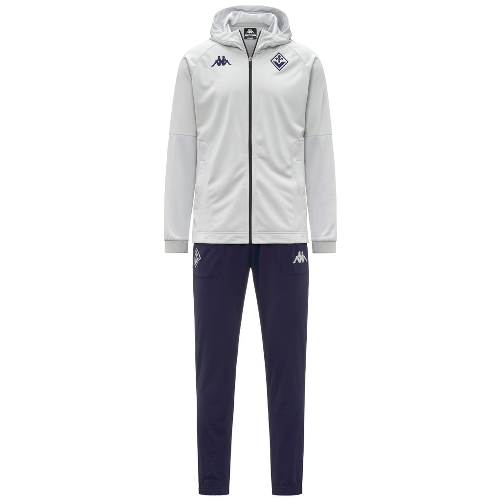 Grey Men's Slim Fit ACF Fiorentina Football Tracksuit | Kappa