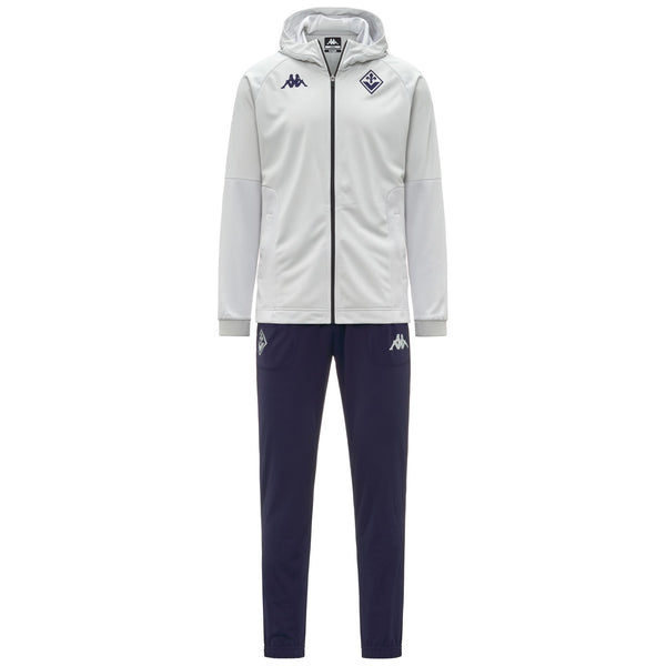 Grey Men's Slim Fit ACF Fiorentina Football Tracksuit | Kappa