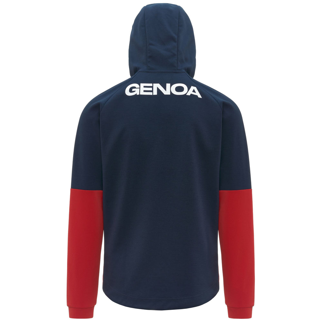 Blue Men's Genoa Football Slim Fit Hoodie main