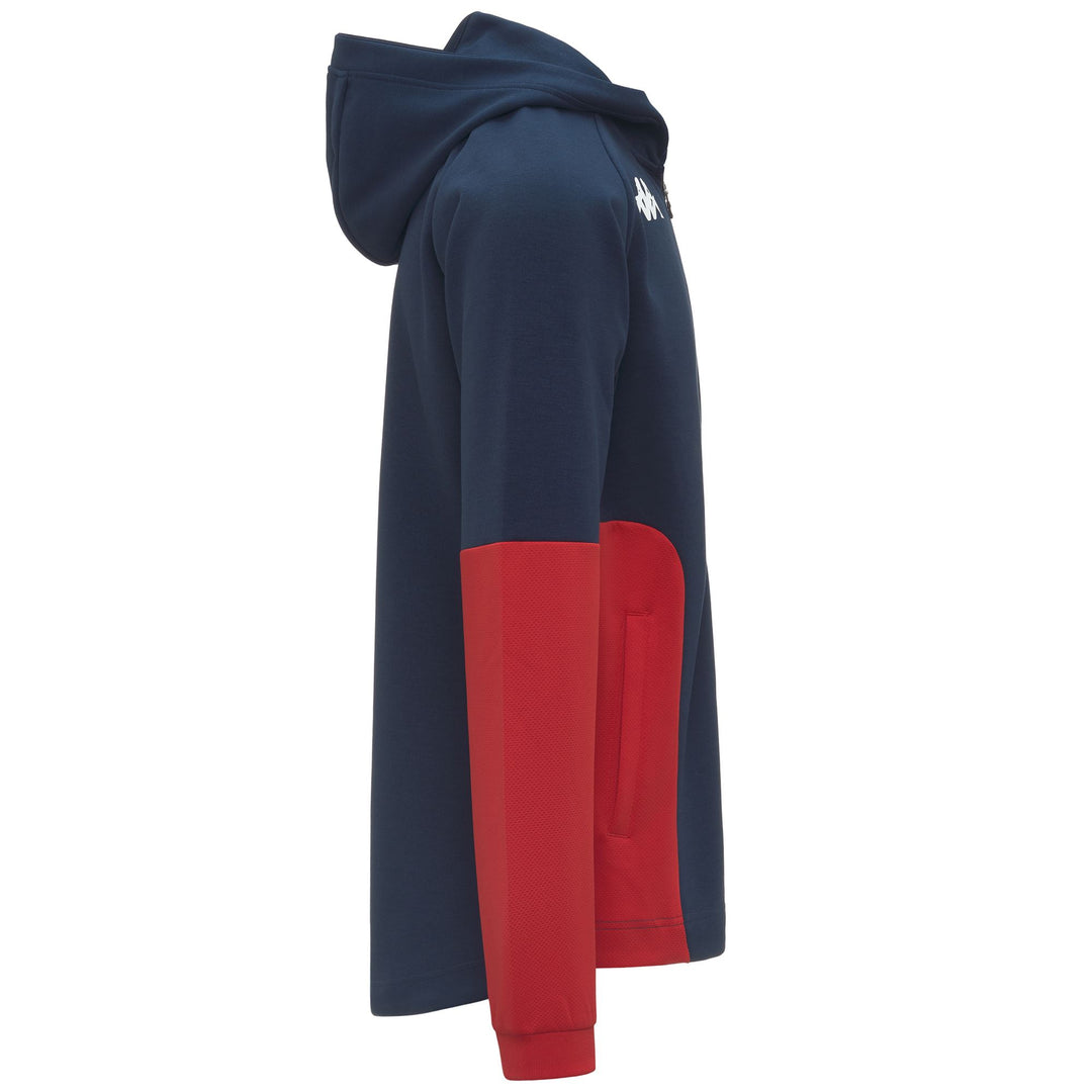 Blue Men's Genoa Football Slim Fit Hoodie main